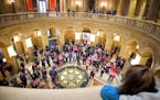 A protest against sexual harassment was held last week at the Minnesota State Capitol.