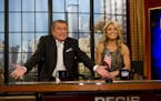 Regis Philbin and Kelly Ripa appear on Regis' farewell episode of "Live! with Regis and Kelly", in New York, Friday, Nov. 18, 2011.