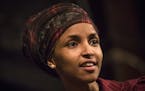 Rep. Ilhan Omar hosted a forum at Mixed Blood Theatre aimed at providing residents of her House district "the necessary tools to protect and organize 