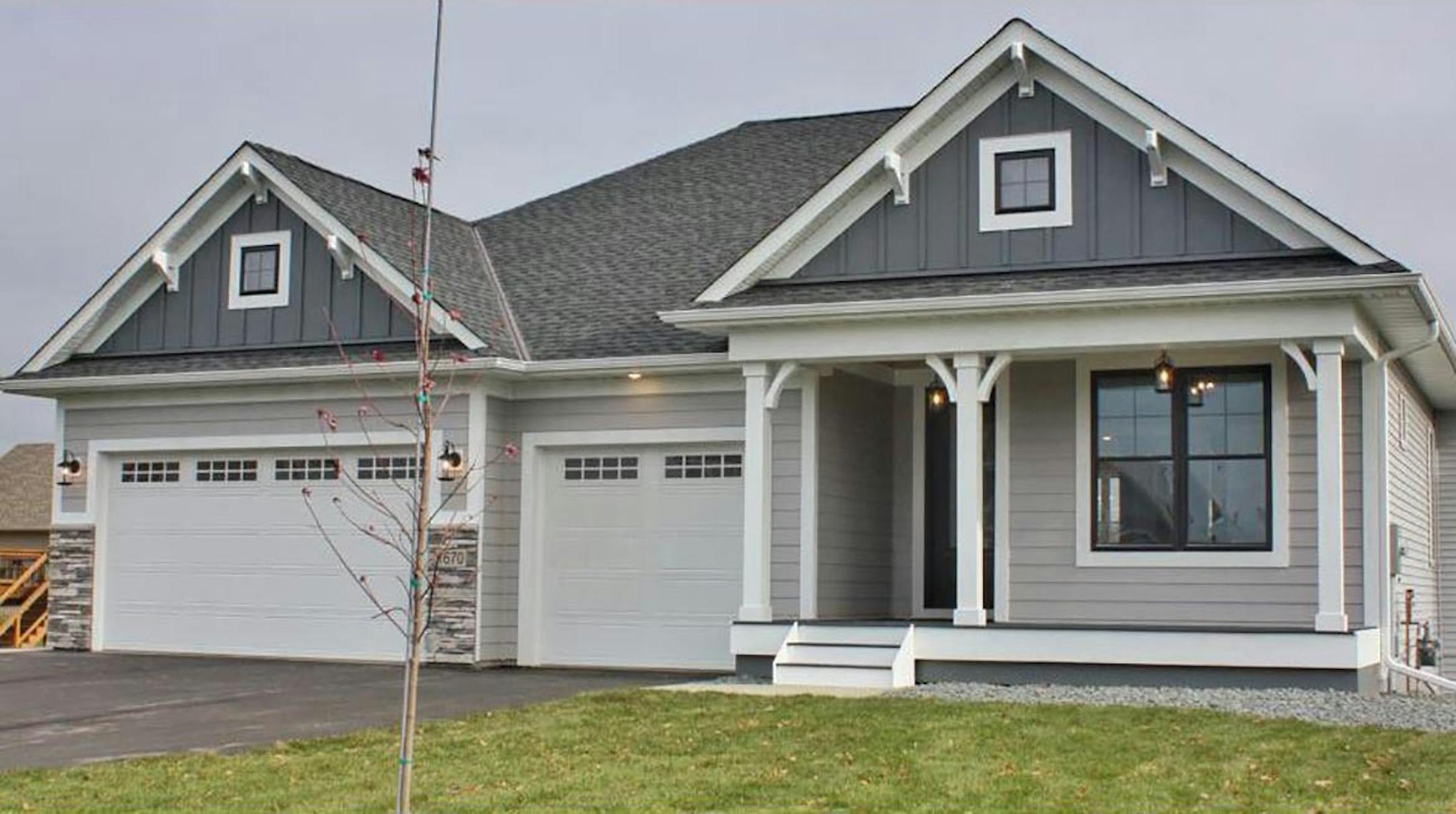 Centerville
Built in 2018, this five-bedroom, three-bath house has 3,071 square feet and features two bedrooms on each level, two fireplaces, vaulted ceilings, hardwood floors, stainless steel kitche farm sink, cooktop and wall oven, finished walk-out basement and porch. Listed by Matt Buelke, Twin Cities Real Estate, 612-775-6064.