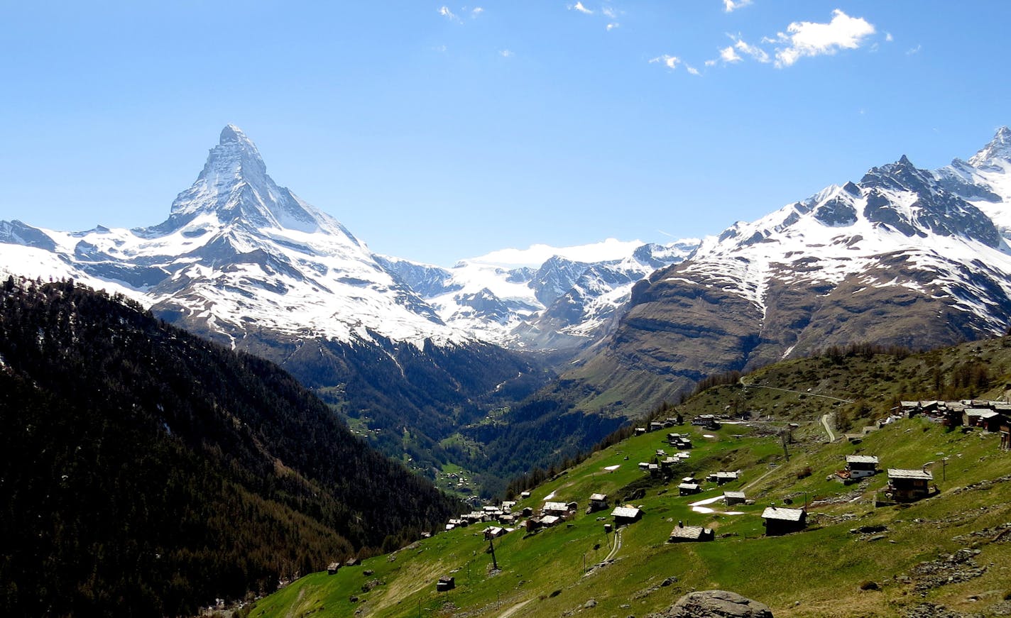 I have a couple of favorite photographs from our trip, a year ago, to Switzerland. We spent 3 gloriously sunny days in Zermatt. This was a miracle, to be able to see the Matterhorn with perfectly blue skies. It is an awe inspiring mountain and we were able to see it from many different angles. No cars are allowed in Zermatt, so the quiet and the scenery are absolutely breathtaking. Kay V. Christianson, Minneapolis Where were you when you took this photo? What does it show? Glen and I were travel