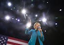 Sen. Elizabeth Warren (D-Mass.), a Democratic candidate for president, addresses a rally at Kings Theatre in Brooklyn on Tuesday, Jan. 7, 2020. (Calla