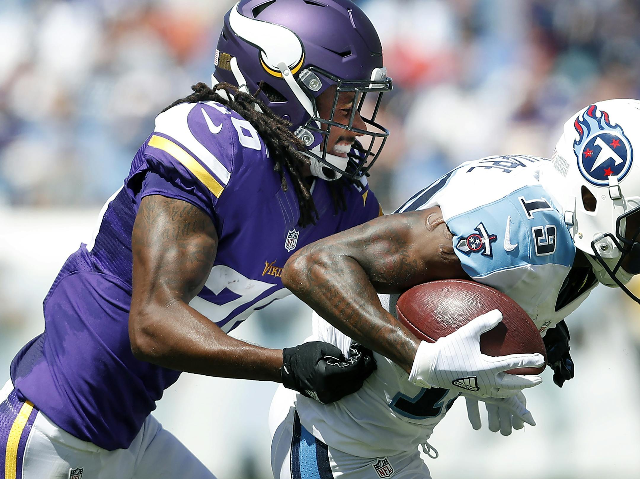 Minnesota Vikings Trae Waynes. ] CARLOS GONZALEZ cgonzalez@startribune.com - September 11, 2016, Nashville, TN, Nissan Stadium, NFL, Minnesota Vikings vs. Tennessee Titans