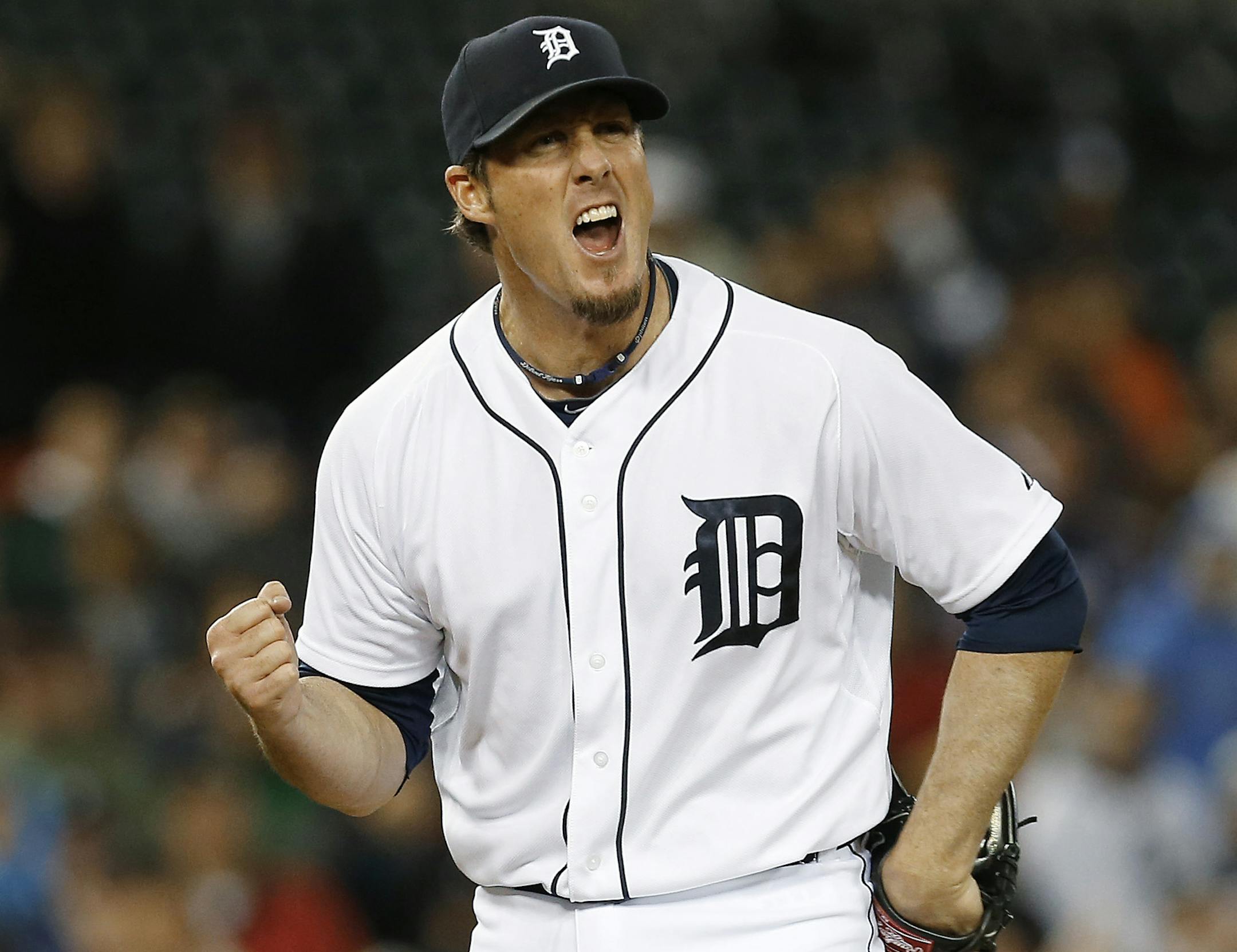 Detroit Tigers relief pitcher Joe Nathan
