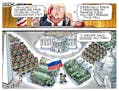 Sack cartoon: Putin visit to Washington delayed