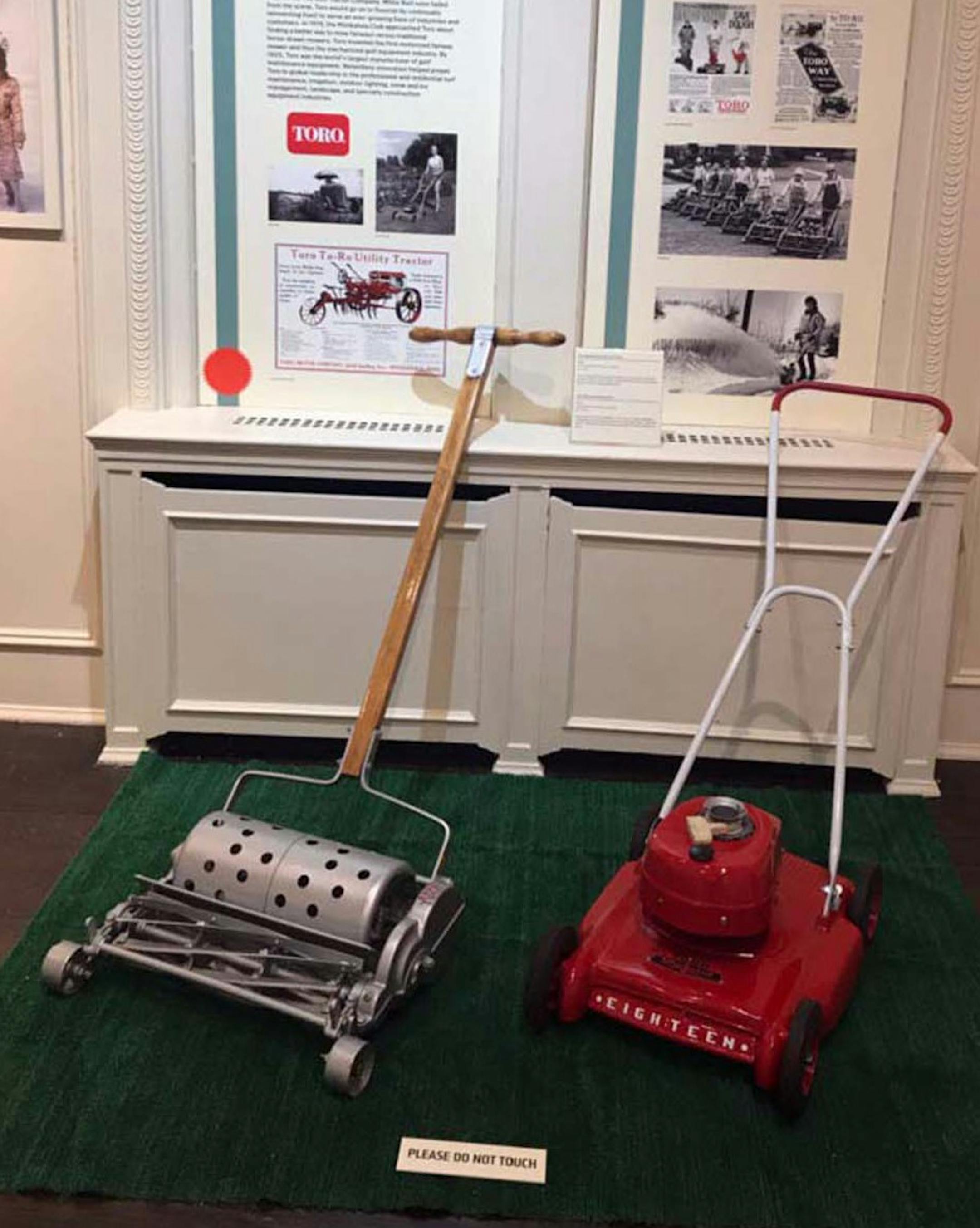 Provided
Early Toro lawn mowers From the “Inventions & Innovations" exhibit at the Hennepin History Museum.