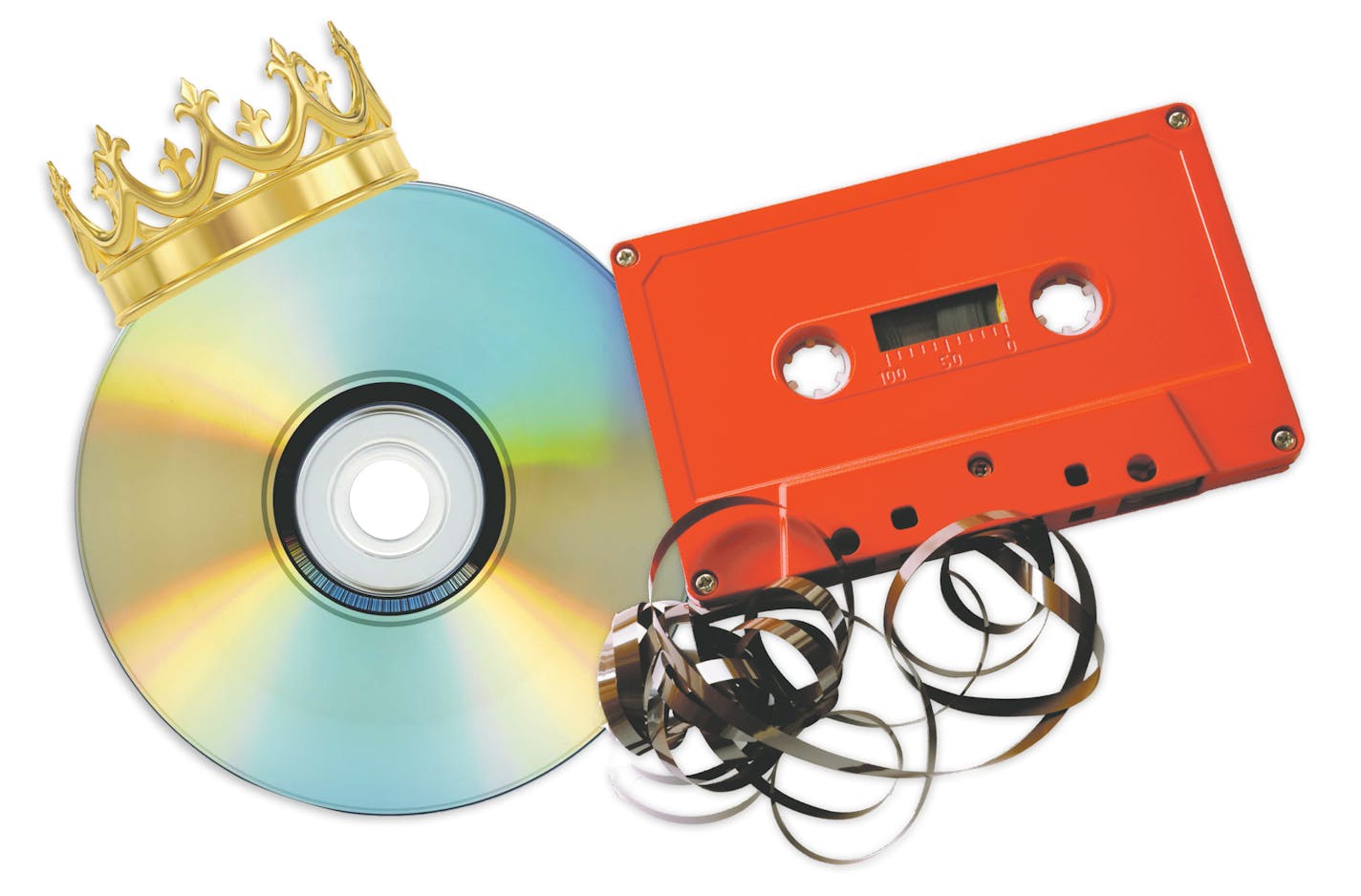 CD vs cassette illustration
istock images / Star Tribune illustration