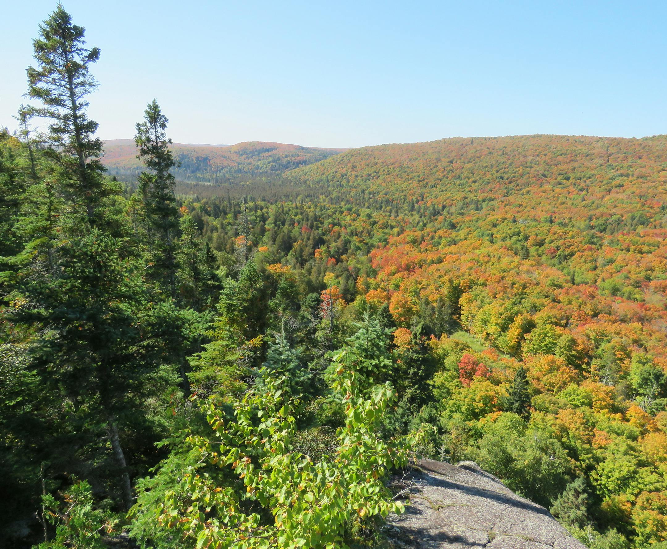 View at Lutsen Mountain, for Outdoors Weekend.