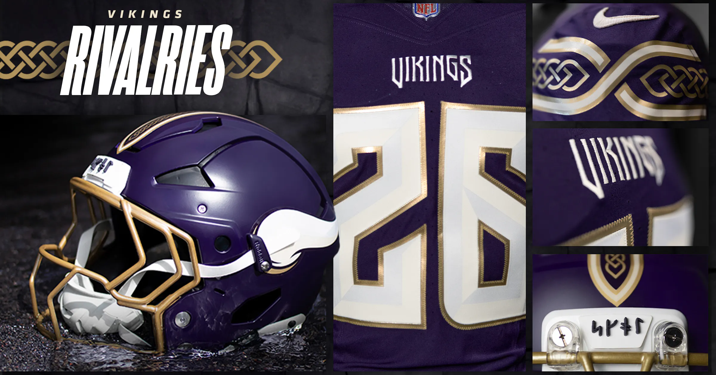 Die Vikings haben einen neuen Look. Sie werden ihn aber erst im Spiel ...