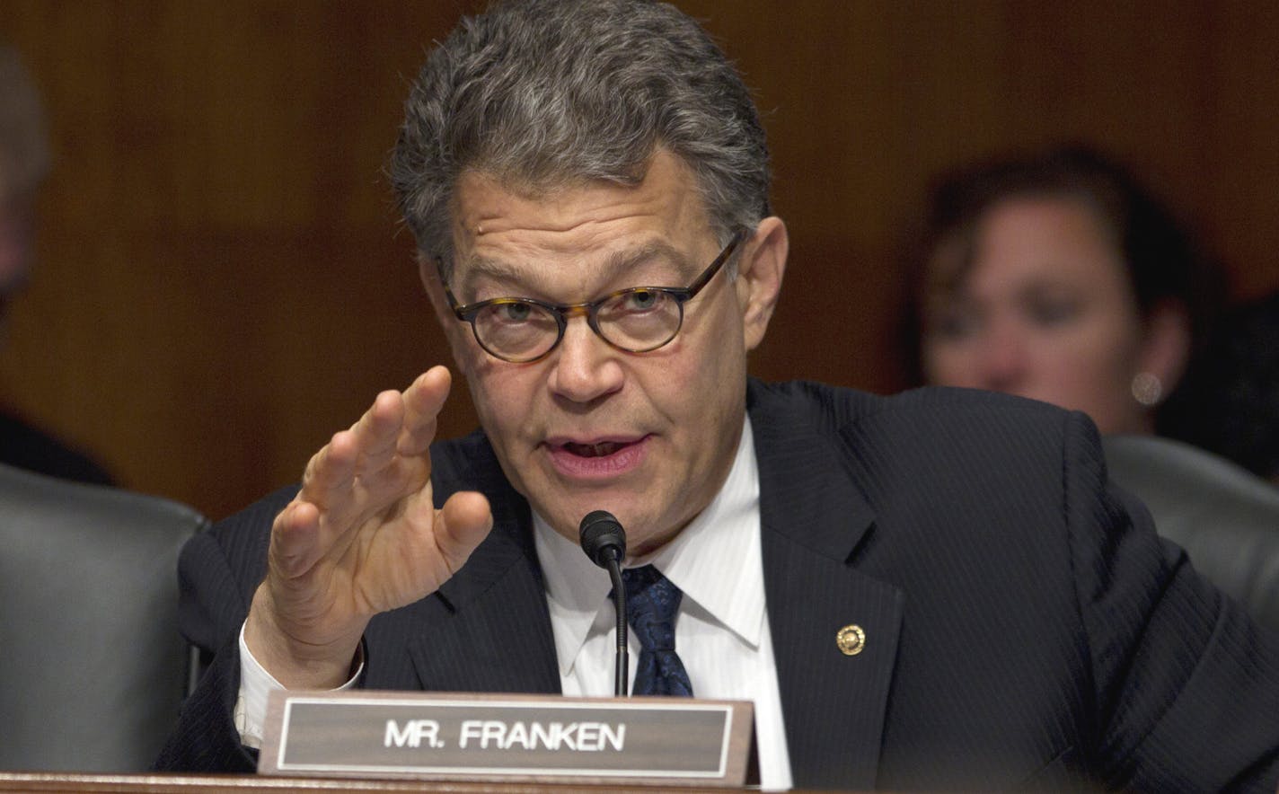 FILE -In this Oct. 4, 2011 file photo, Sen. Al Franken, D-Minn. speaks on Capitol Hill in Washington during a hearing on "Americas Agricultural Labor Crisis: Enacting a Practical Solution." Republicans figured he would be an easy target the second time around. But Franken has transformed his race into one that many national Republicans are writing off, choosing to focus their money instead on more vulnerable Democrats. He's done it in part by transforming his image from the wisecracking former S