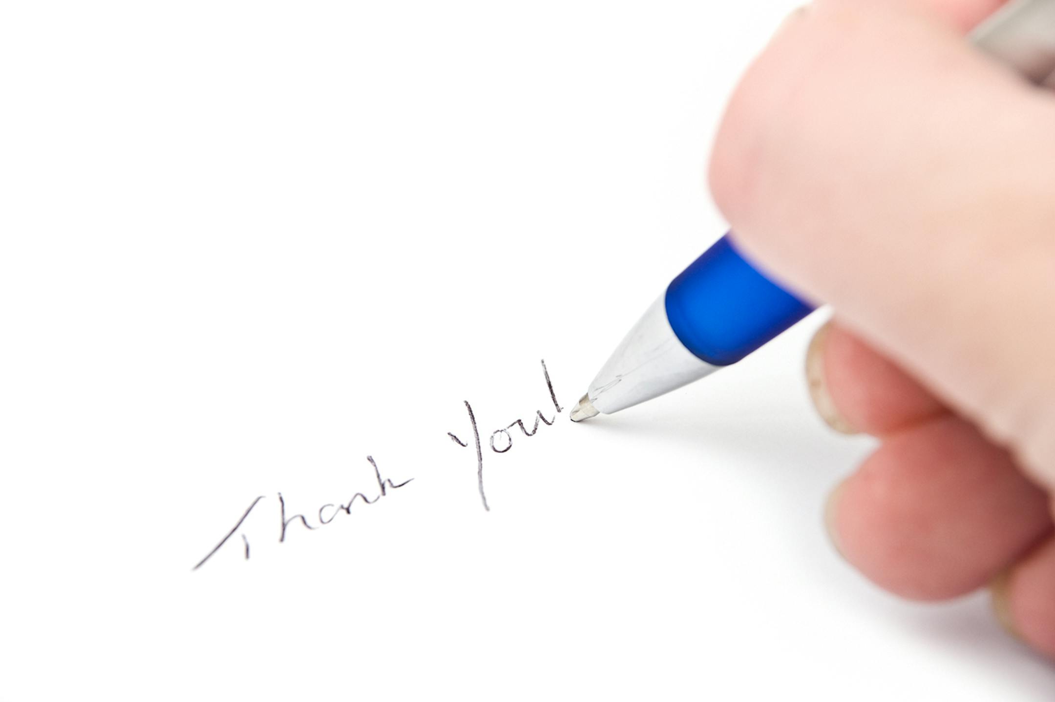 What's old is new again: Thank-you notes are becoming an important marketing tool.