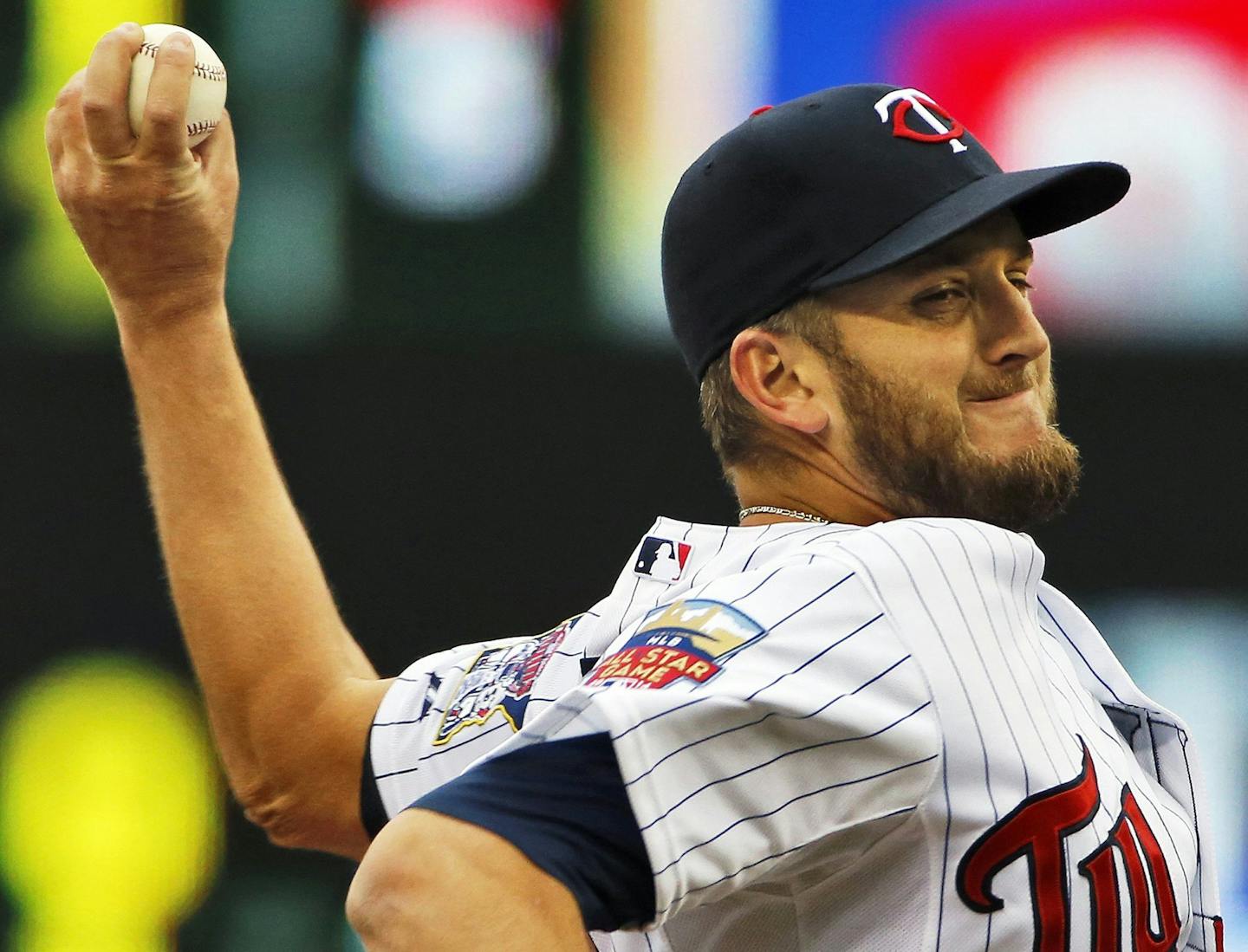 Minnesota Twins closer Glen Perkins shuts down the Kansas City Royals in order in the ninth inning at Target Field in Minneapolis, Sunday, April 13, 2014. The Twins beat the Royals, 4-3. (Marlin Levison/Minneapolis Star Tribune/MCT) ORG XMIT: 1151657 ORG XMIT: MIN1404132157330527