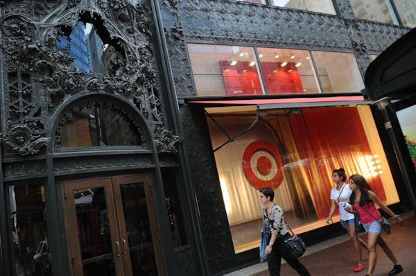 Mark Schindele, Target's senior vice president of merchandising and city stores, gives a tour of the not yet open downtown Chicago store, Tuesday, Jul