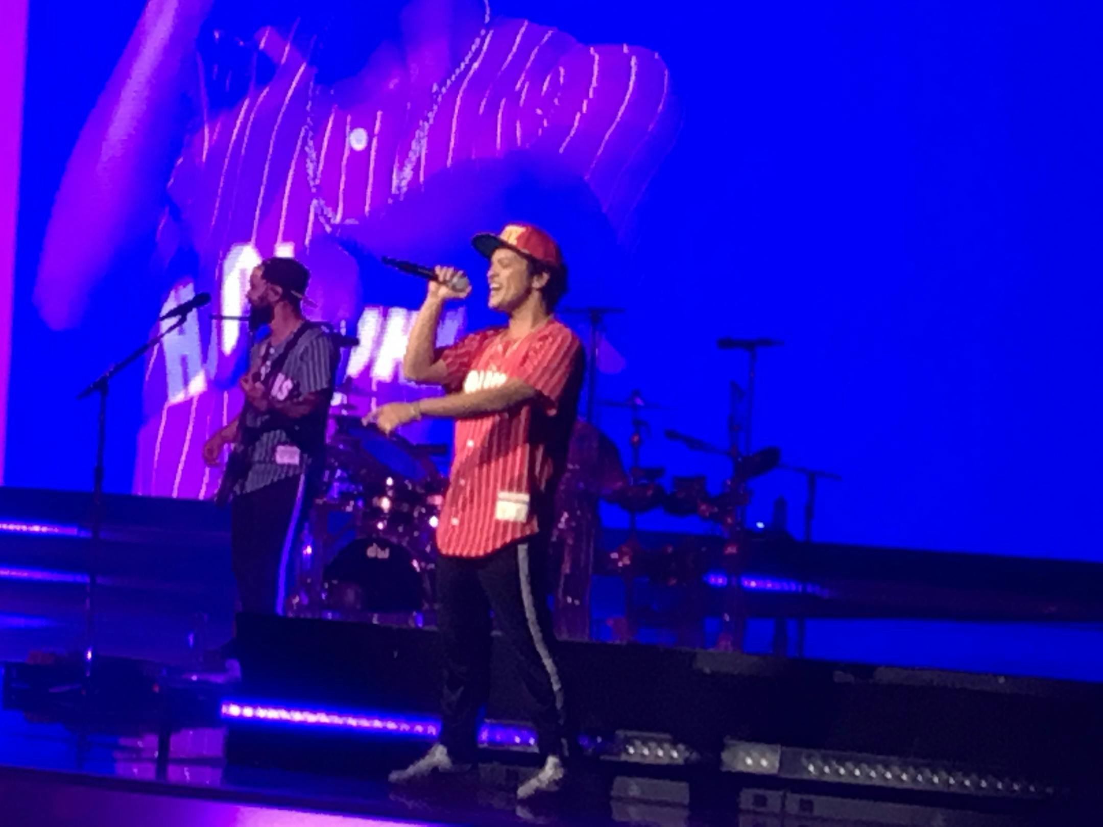 Bruno Mars played at Xcel Energy Center in St. Paul on Saturday night.
