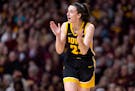 Caitlin Clark announced plans to enter the WNBA draft one day after scoring 33 points against the Gophers at Williams Arena on Wednesday.