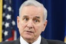 Gov. Mark Dayton held a press conference to discuss what happens next with the stalled tax bill and possible special session. ] GLEN STUBBE * gstubbe@