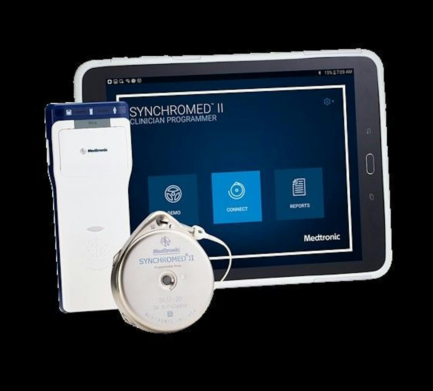 The FDA has approved design changes and new doctor-controller unit for Medtronic's SynchroMed II implantable drug pump for chronic pain and spasticity. Medtronic has started marketing the device as an alternative to opioid drugs.