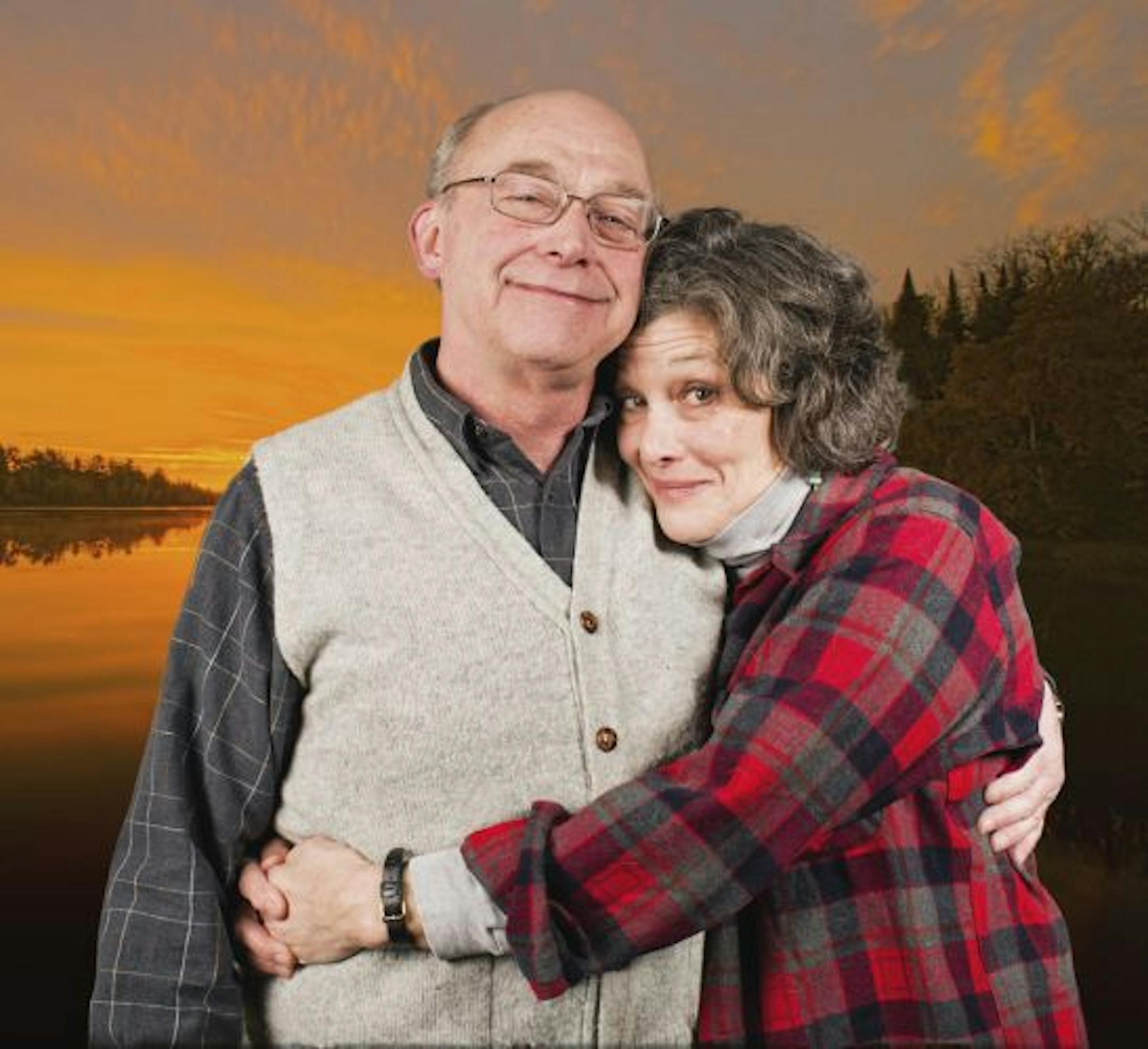 Steve Shaffer and Nancy Marvy in "On Golden Pond" at Old Log Theater
