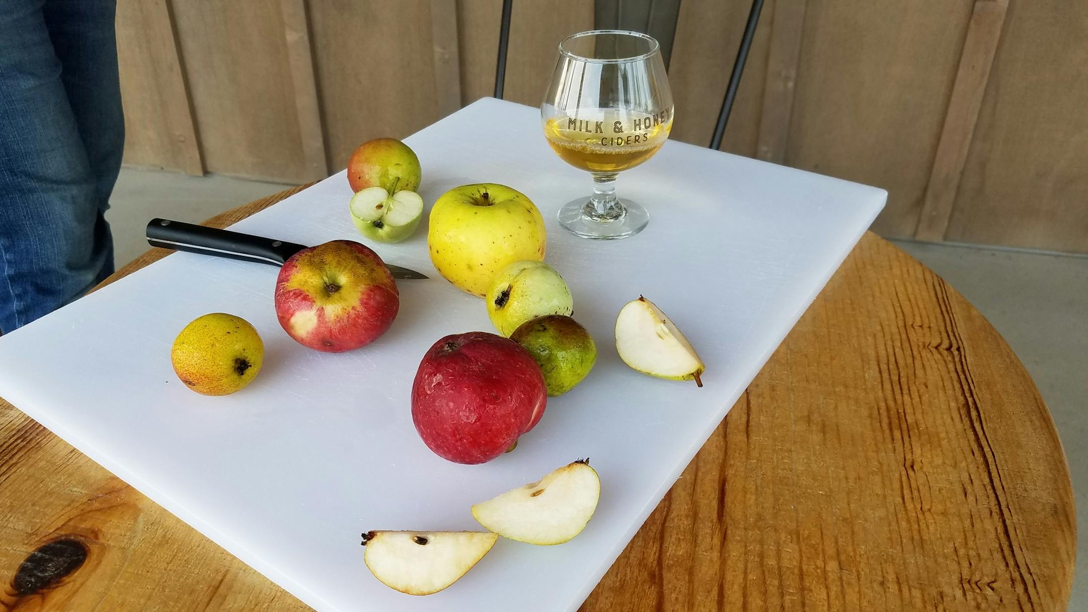 The tasting room at Milk & Honey Cider in St. Joseph, Minn.