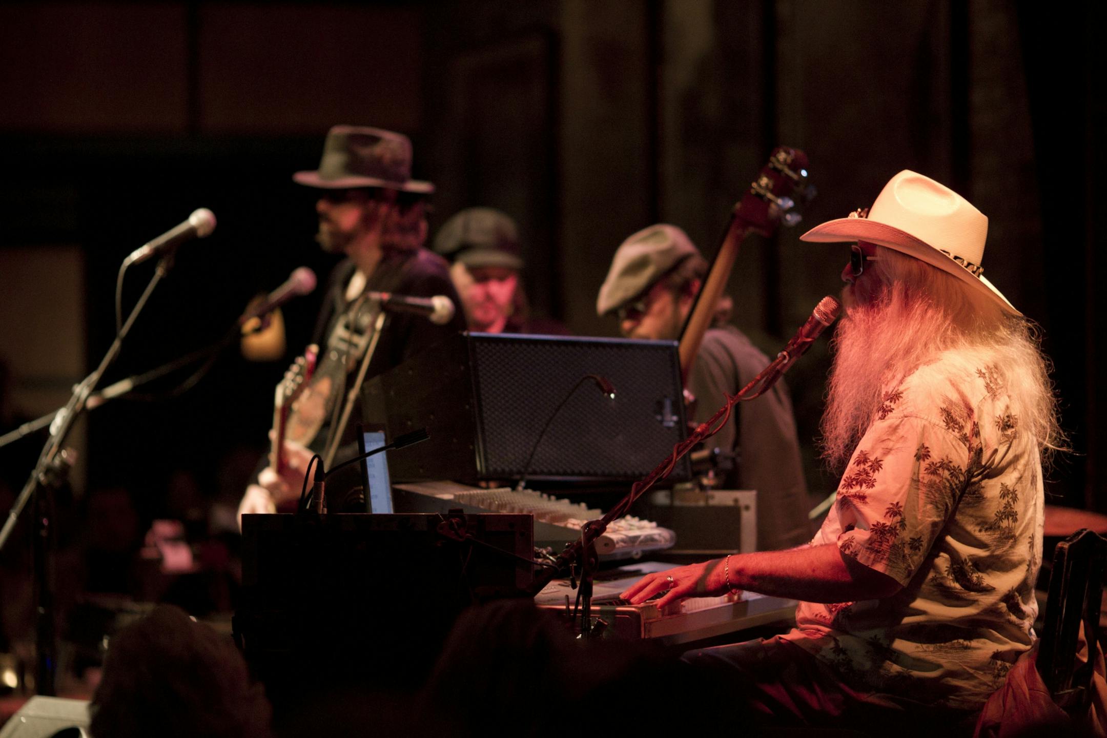 Leon Russell and his band performed at the Dakota Tuesday night.