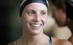 Regan Smith worked out at Bluewater Aquatic Center in Apple Valley. Smith qualified for the World Championships in the 200 backstroke and is one of th