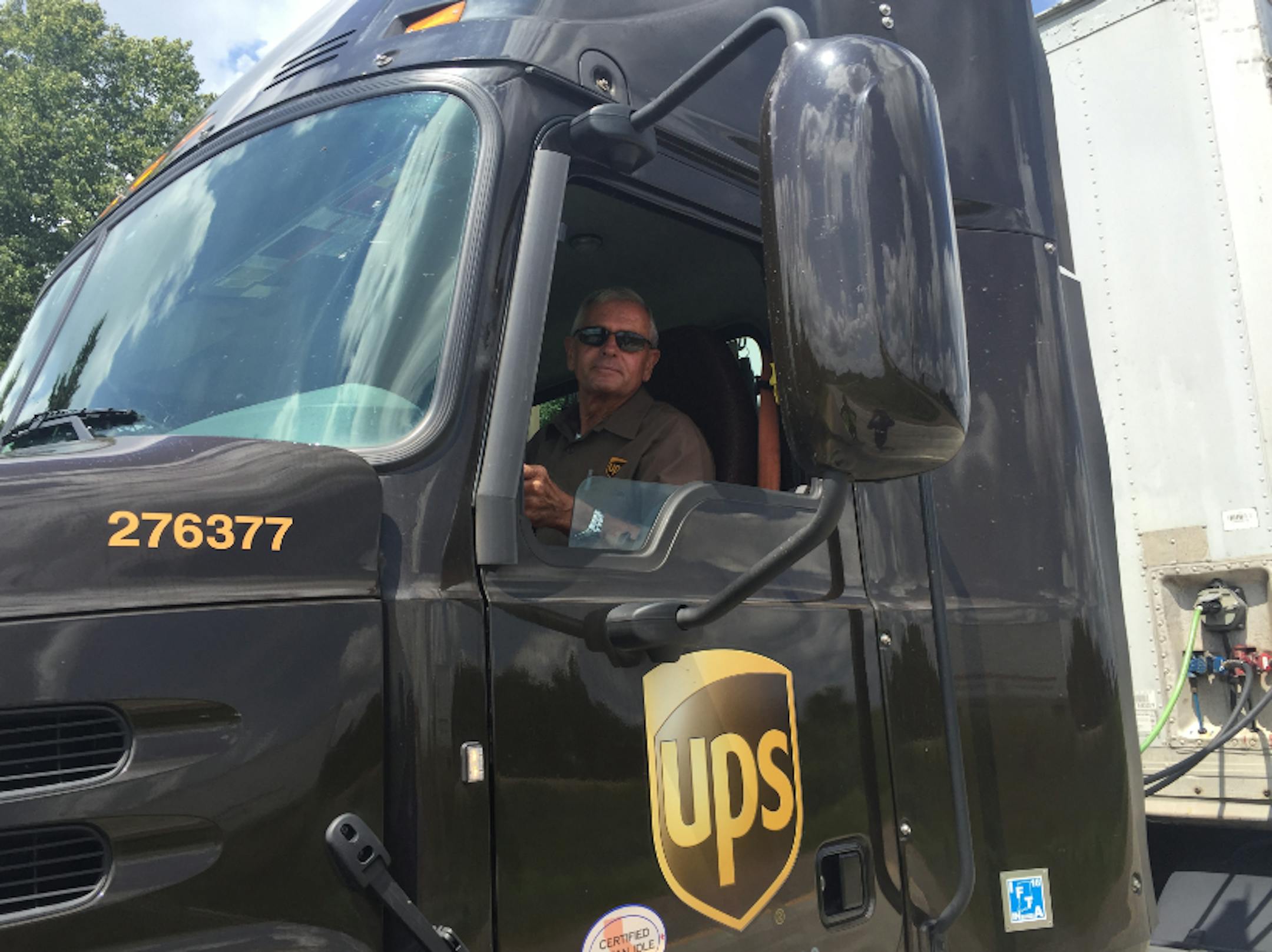 UPS truck driver Nick Gulenchyn