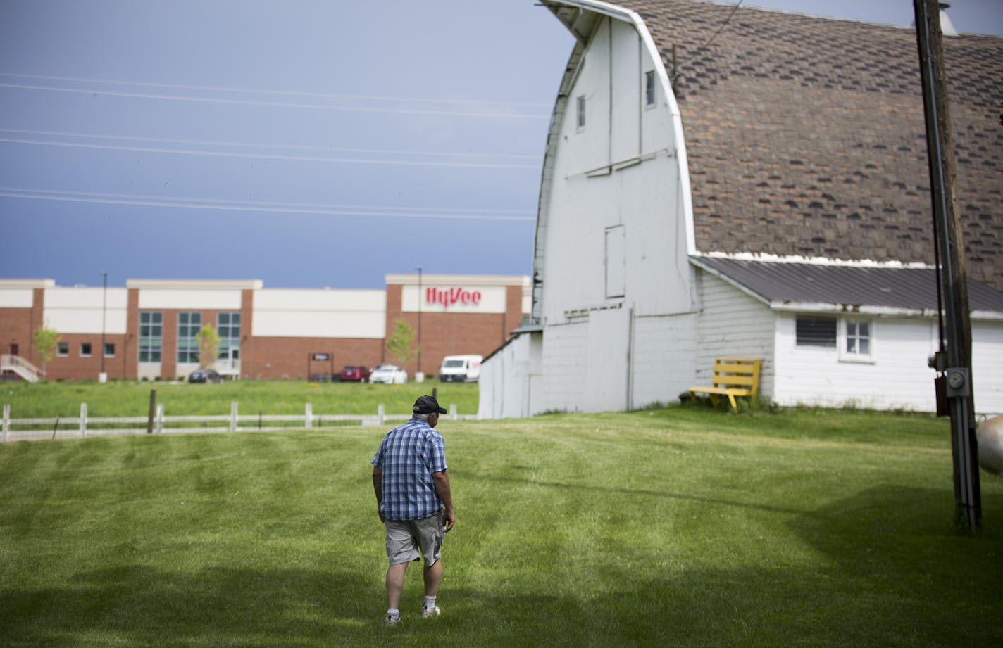 Ray Loftus walked through his hobby farm on May 29, 2018, in Savage, Minn. Loftus has finally decided to sell the last of the hundreds of acres of land that has been in family since the 1800s. ] RENEE JONES SCHNEIDER &#xef; renee.jones@startribune.com