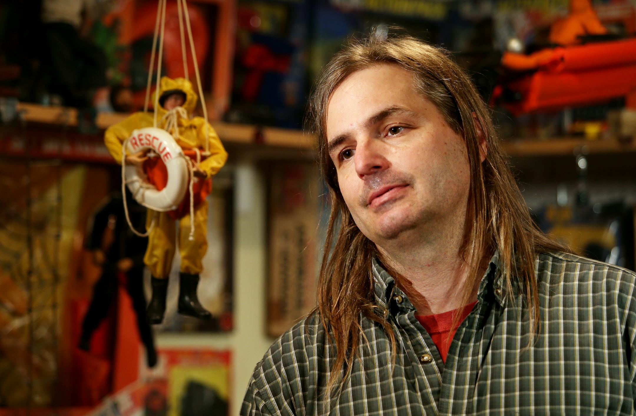 Ace Allgood has a extensive GI Joe collection. ] JOELKOYAMA&#x201a;&#xc4;&#xa2;jkoyama@startribune Minneapolis, MN on March 11, 2014. G.I. Joe has seen a lot of action over the years. The soldier is a scarred veteran of countless military campaigns and adventures. He captured pygmy gorillas and hunted white tigers. He fought a terrorist organization, and four generations of young men have been his commander. America's first action figure has been an institution for children and adults for 50 yea