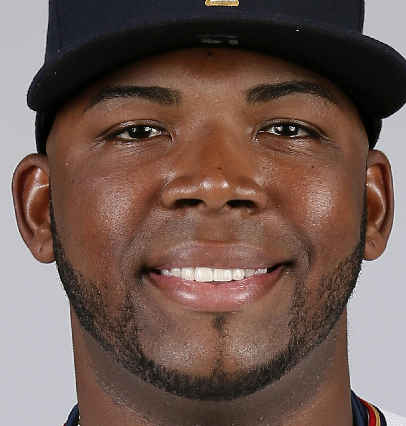 This is a 2015 photo of Kennys Vargas of the Minnesota Twins baseball team. This image reflects the Twins active roster as of Tuesday March 3, 2015, when this image was taken. (AP Photo/Tony Gutierrez)