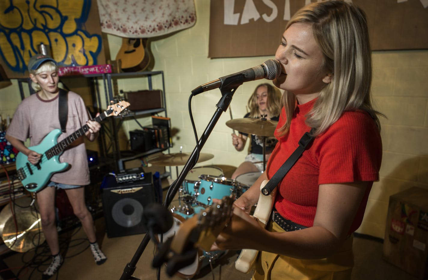 Last Import is Grace Baldwin (bass, backing vocals), Jane Halldorson (drums) and Emily Bjorke (guitar, lead vocals).