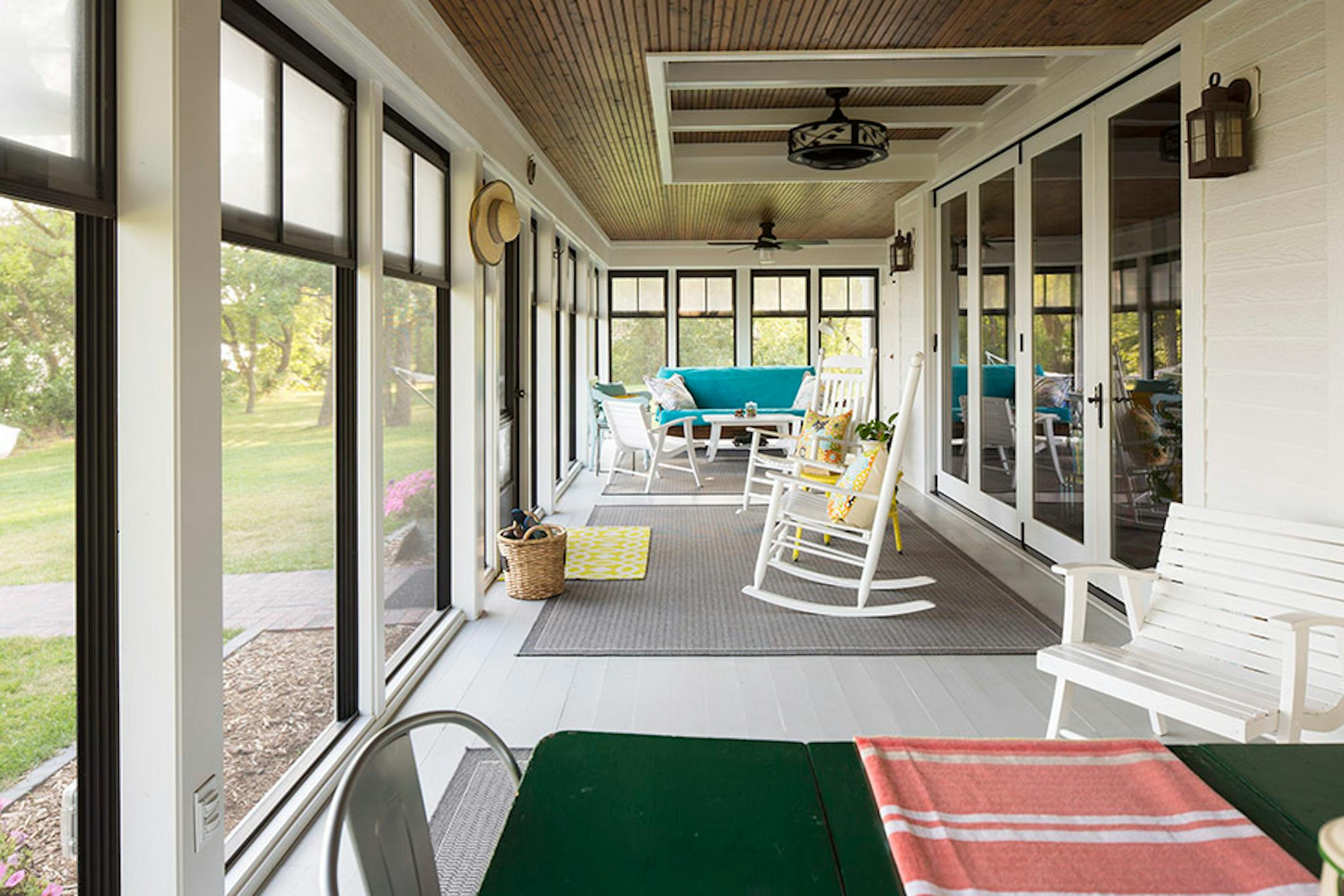 Porch Cabin II. New lake cabin with big screen porch by SALA Architects.