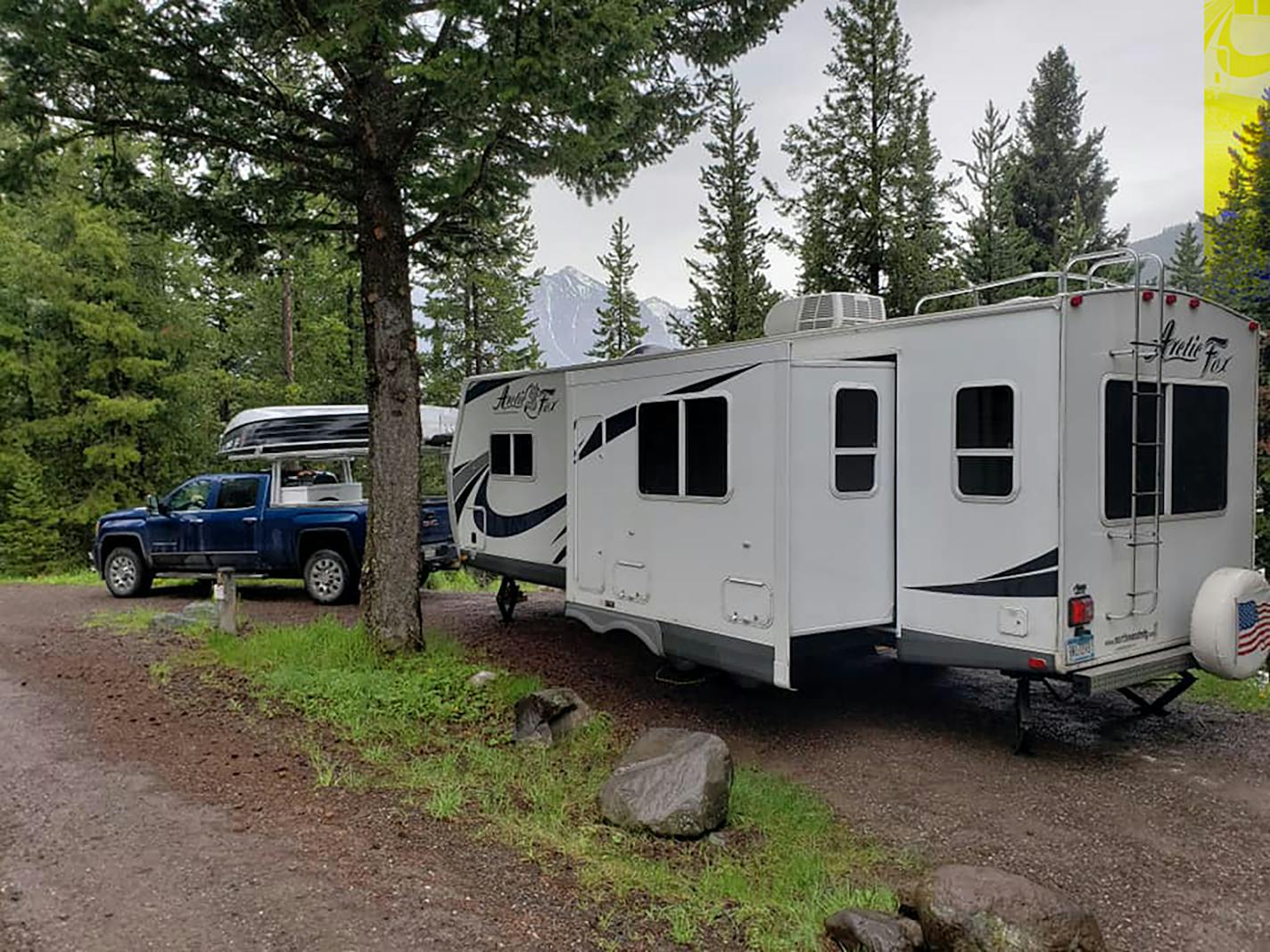 Donn Weber's rig that he has used to travel the U.S., including Alaska, intending to catch fish in all 50 states.