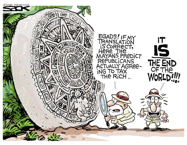 Steve Sack editorial cartoon for Dec. 21, 2012.