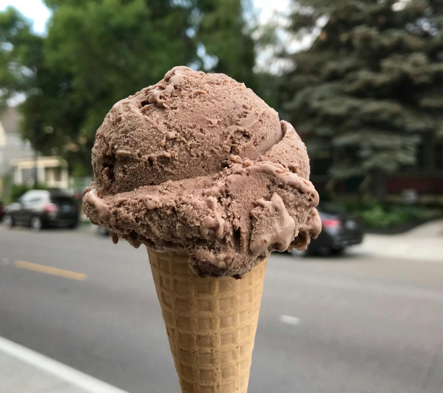 Chocolate Brownie Sundae at LaLa Homemade Ice Cream