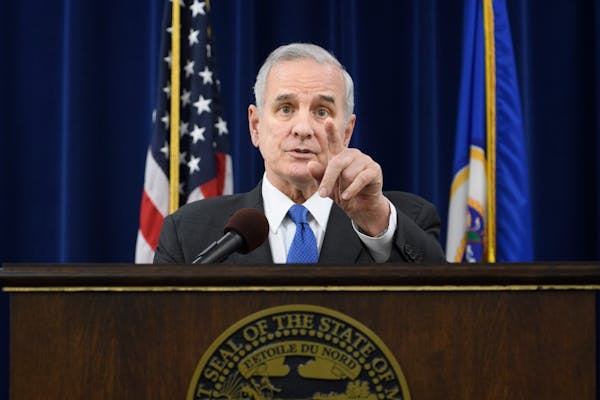 Gov. Dayton addressed the legislature's failure to pass a bonding or transit bill.