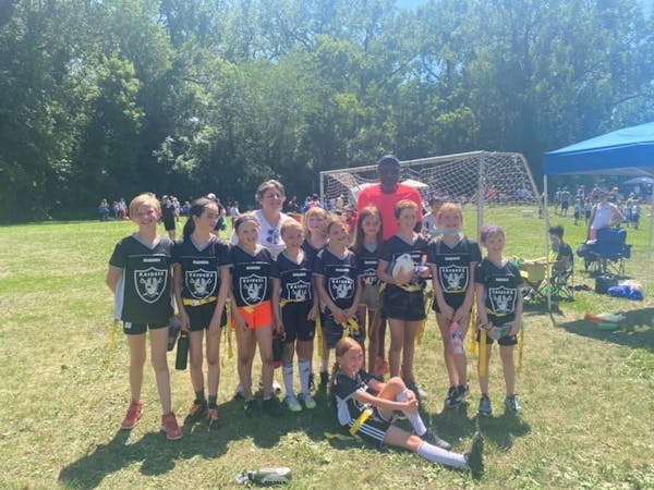 Amelia Page’s flag football team first assembled in fourth grade.
