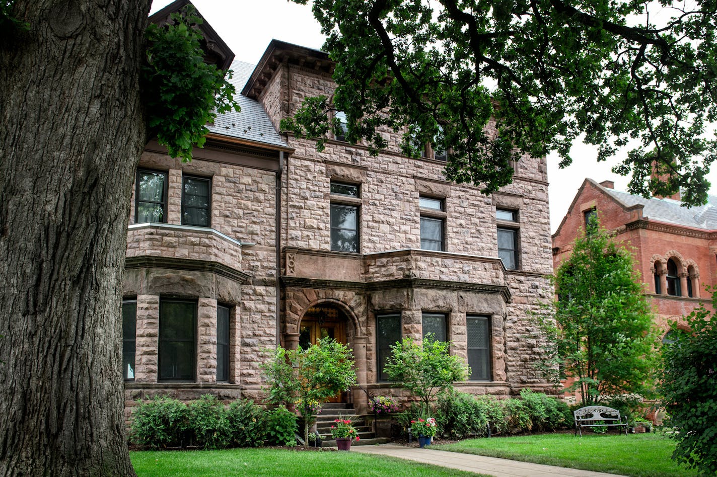 The stone mansion on Summit Avenue in St. Paul where Cerkvenik and Silicon Energy execs bunk when they are in town.