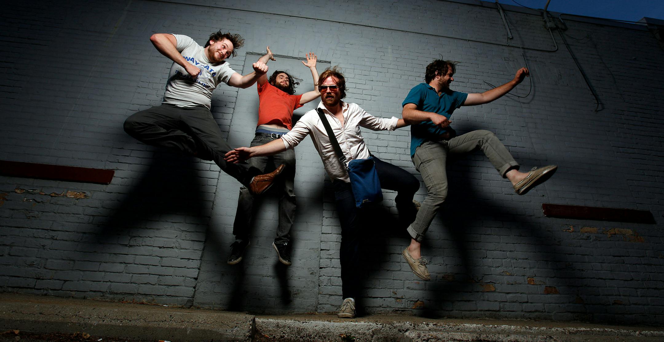 CARLOS GONZALEZ • cgonzalez@startribune.com July 27, 2009 – Minneapolis, MN - VARIETY A&E COVER: Vampire Hands are a very innovative, psychedelic, wild-sounding band that built up a big local following, landed a deal with a big indie label... and now one of the two singers is moving to Montana. ] Minneapolis Band Vampire Hands – (l to r) Alex Rose, Chris Bierden, Colin Johnston and Chris Rose.