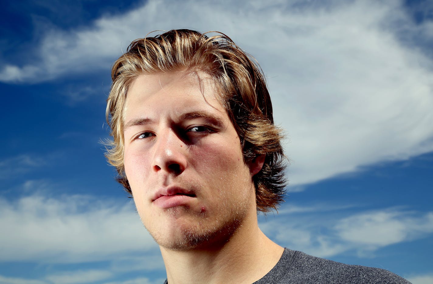 Portrait of former Burnsville hockey player Brock Boeser is projected to go in the first round of the NHL draft Sunday June 7, 2015 in Burnsville, MN.] Jerry Holt/ Jerry.Holt@Startribune.com