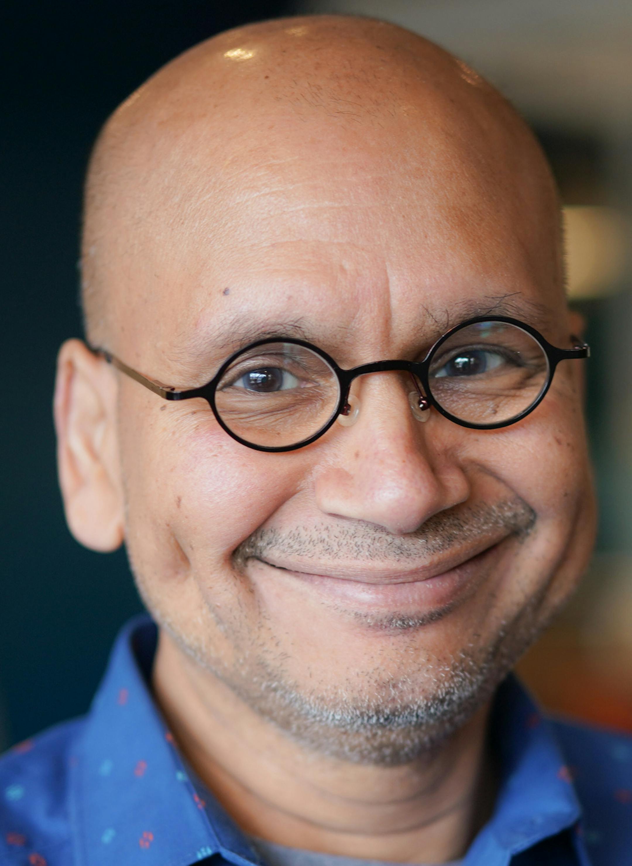 Raghavan Iyer at Pizza Karma in Eden Prairie. ] GLEN STUBBE • glen.stubbe@startribune.com Thursday, October 3, 2019 Q&A with Raghavan Iyer, a chef, restaurateur and cookbook author who long ago helped make curry more approachable for mainstream palates. Raghavan Iyer created the concept, menu, and trained the staff at the new Pizza Karma