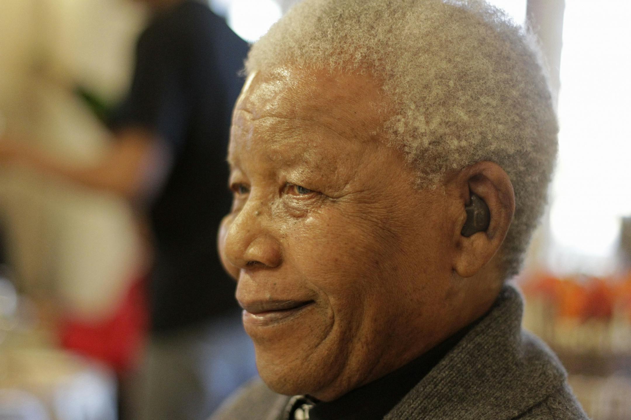 Former South African President Nelson Mandela