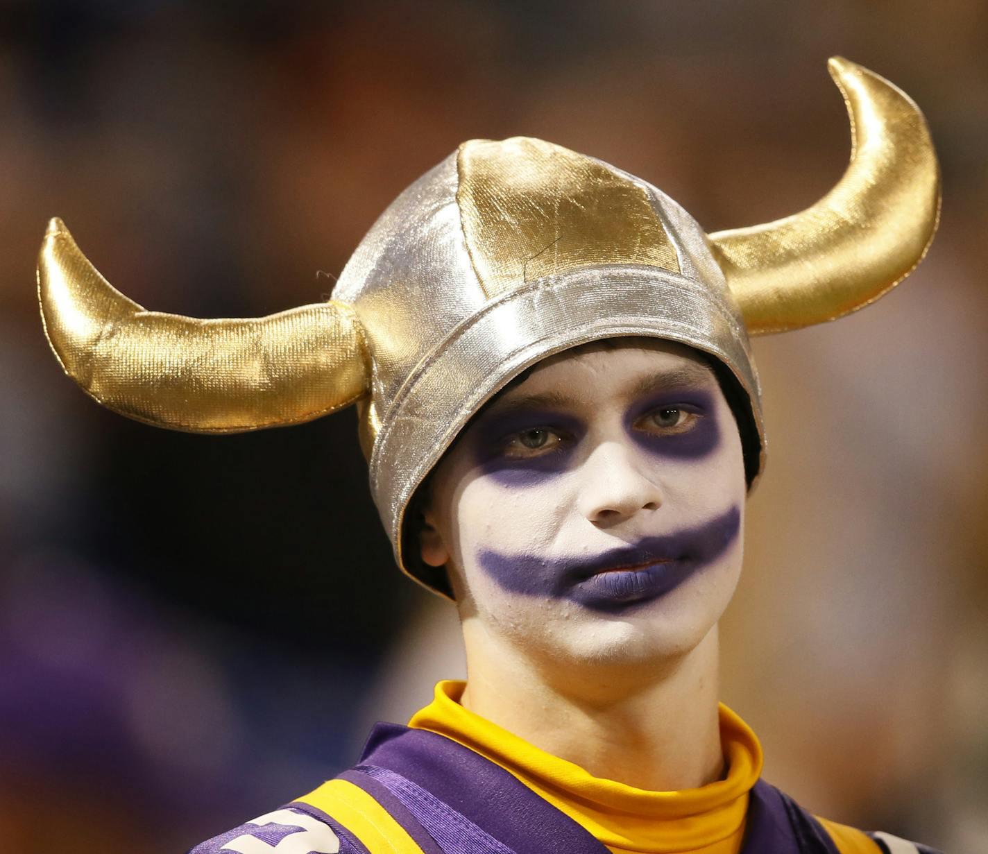 Vikings fans weren't in a Joking mood after the first half. ] Minnesota Vikings -vs- Green Bay Packers, Metrodome. Minneapolis, MN - 10/27//2013