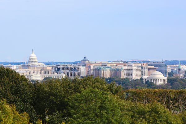 Washington DC Skyline from Arlington VA