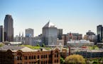 The St. Paul skyline. Seen from Cathedral of St. Paul. ] GLEN STUBBE * gstubbe@startribune.com , Thursday, May 21, 2015