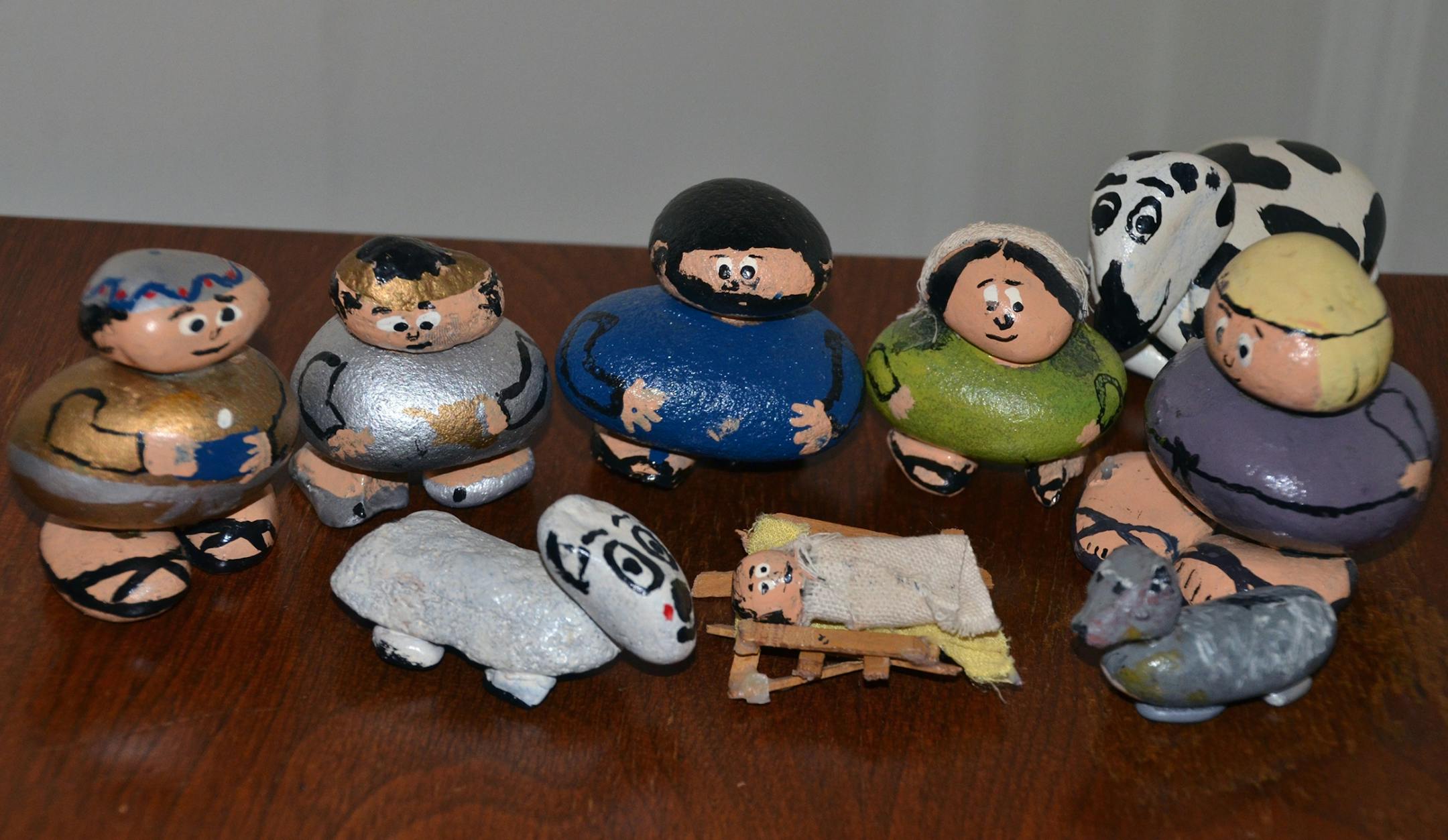 Kristin Flom's favorite holiday decorations are the "rock people" nativity set that her late brother created when he was about 14, three years before he died of leukemia. "He left us with indelible memories of laughter, practical jokes and an omnipresent smile," she wrote.