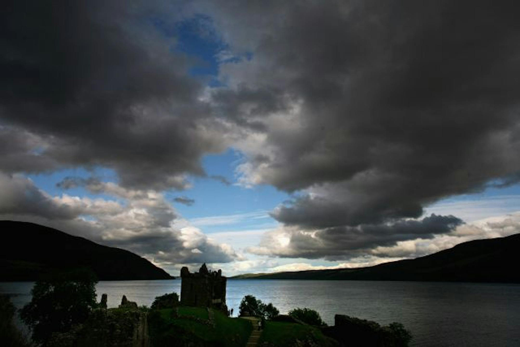 Urquhart Castle which sits on the banks of Loch Ness, has been voted one of Britain's favorite tourist spots September 11, 2008 in Urquhart, Scotland.