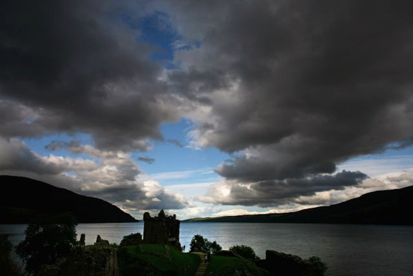 Urquhart Castle which sits on the banks of Loch Ness, has been voted one of Britain's favorite tourist spots September 11, 2008 in Urquhart, Scotland.