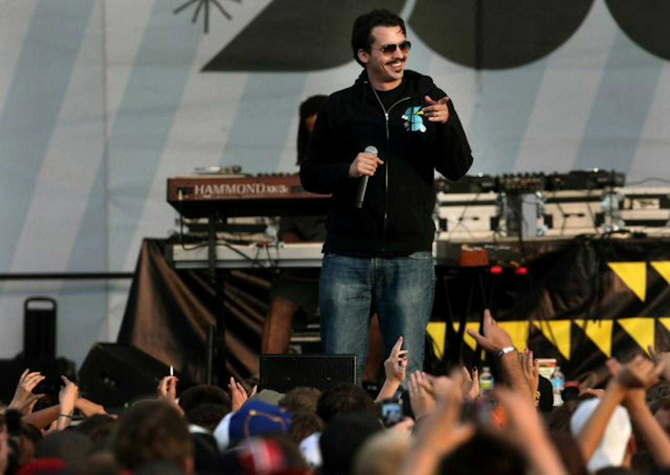 Atmosphere took to the stage at Canterbury Park during this year's Soundset Festival.