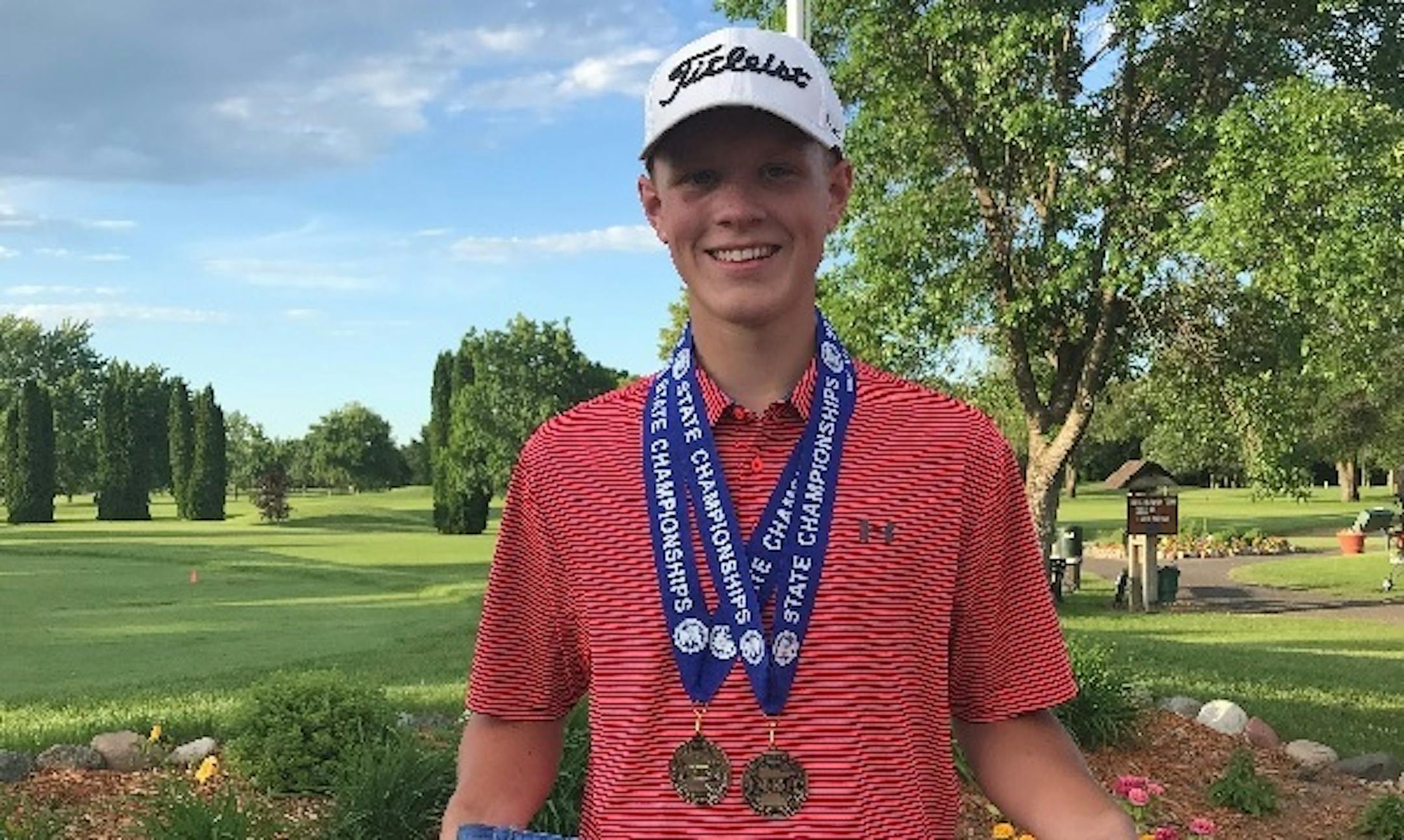 Ben Laffen shot a 1-over-par 73 on the round and finished the two-day Class 1A boys' golf tournament at even-par 144 at Pebble Creek Golf Club in Becker. His final round also helped Sleepy Eye United to a share of the team championship with Mounds Park Academy.