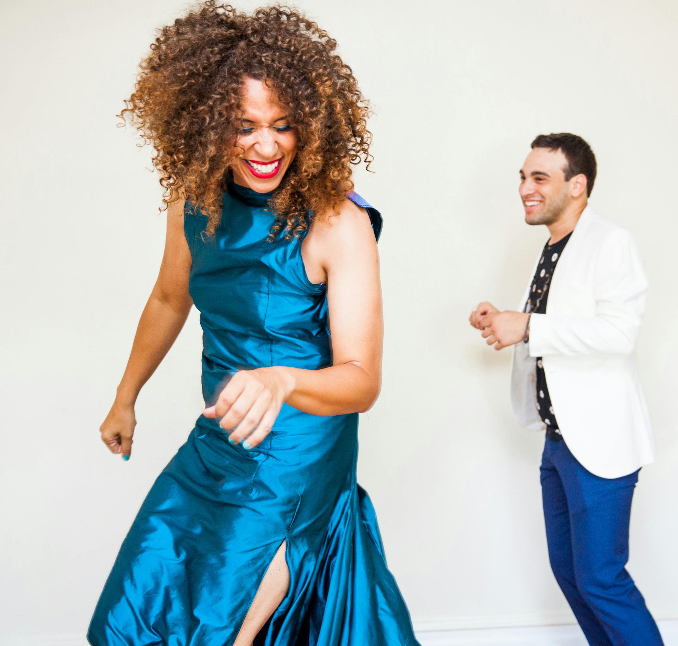 Jomama Jones with Samora Pinderhughes in &#x201c;Black Light.&#x201d;